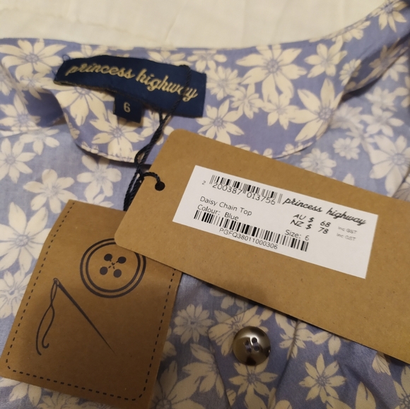 Princess Highway Blue Floral cardigan - Picture 2 of 3